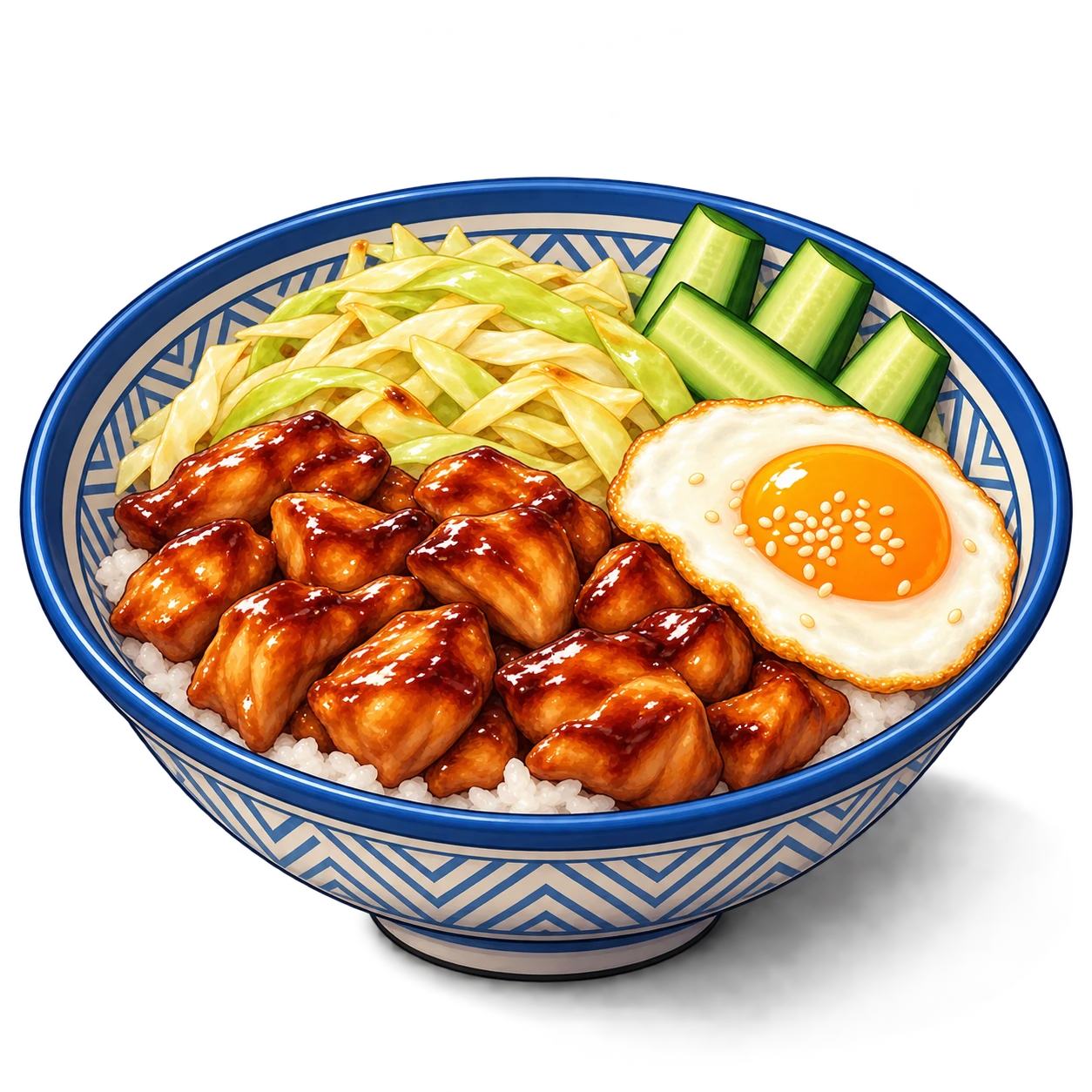 Illustration of Teriyaki Bowl